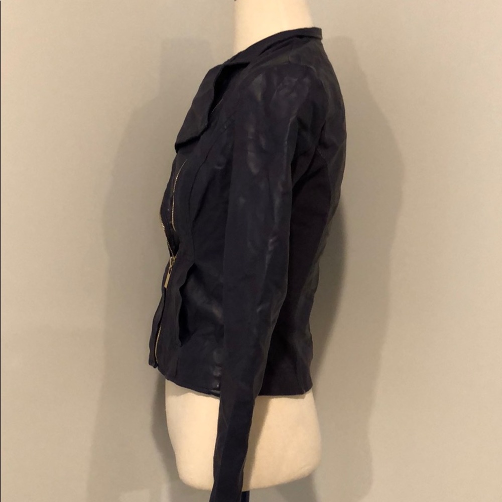 Biker leatherette jacket - Picture 3 of 3